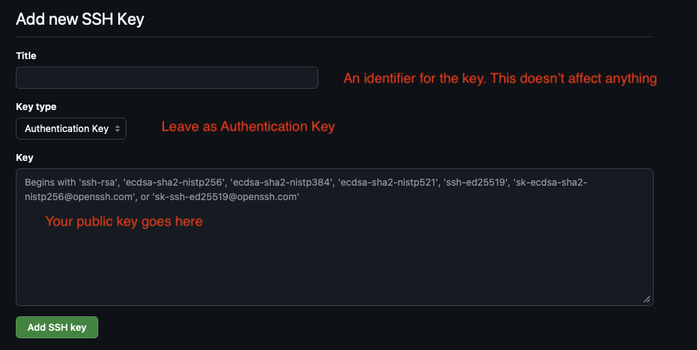 GitHub SSH Key